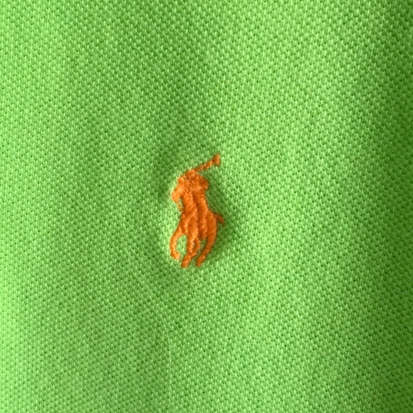 Ralph Lauren Green Skinny Polo M 104 - Picture 2 of 3